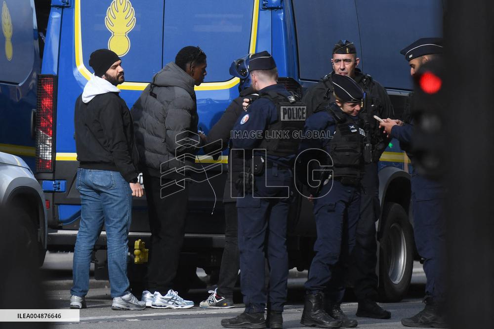 Influencer Wili la Prod Near the BHV Store - Paris