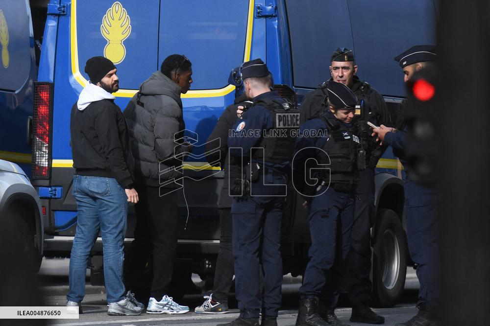 Influencer Wili la Prod Near the BHV Store - Paris