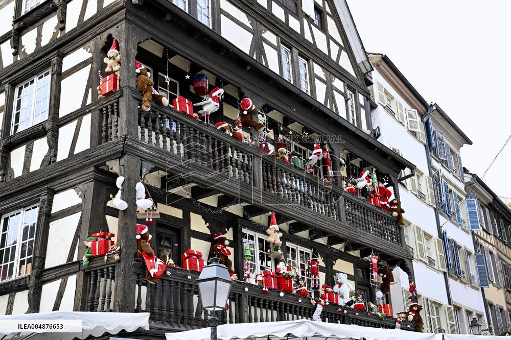 Strasbourg Is Preparing for The Festive Season - France