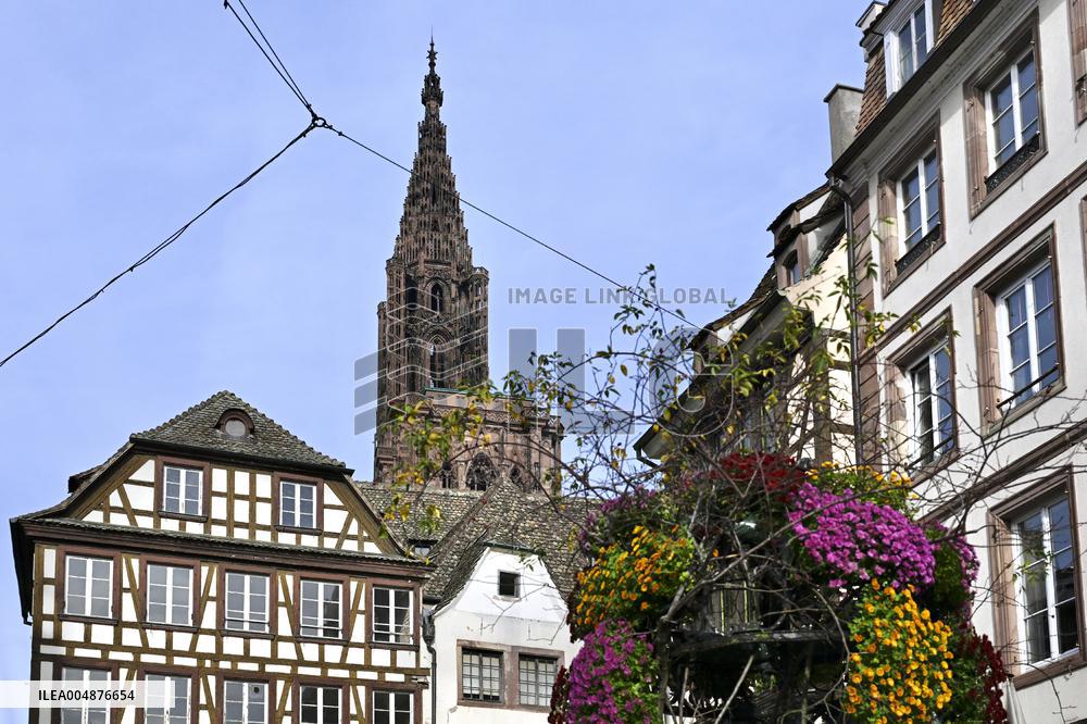 Strasbourg Is Preparing for The Festive Season - France