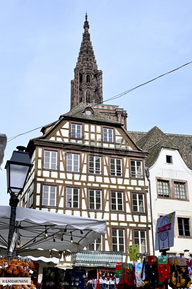 Strasbourg Is Preparing for The Festive Season - France