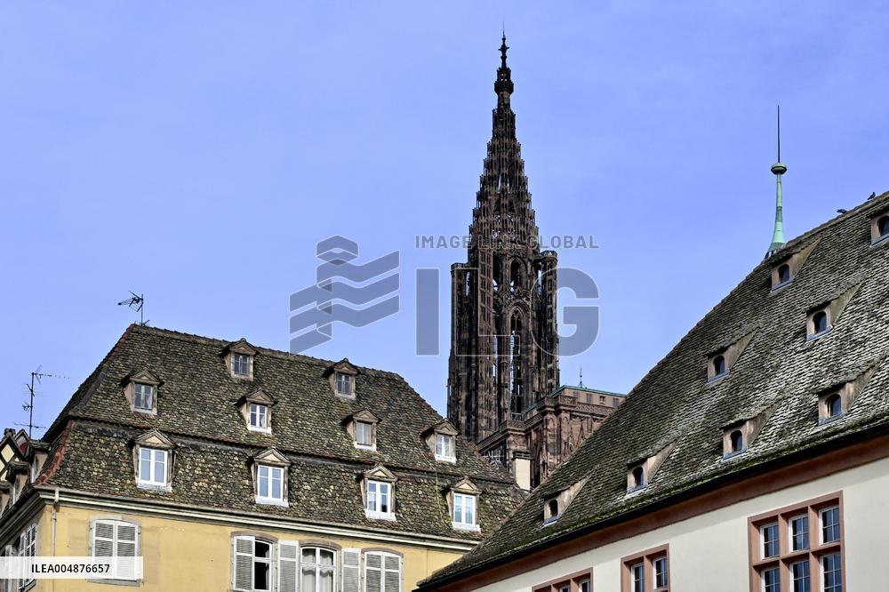 Strasbourg Is Preparing for The Festive Season - France