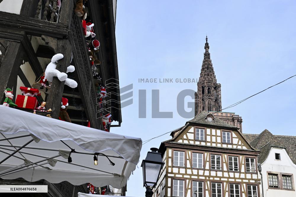 Strasbourg Is Preparing for The Festive Season - France