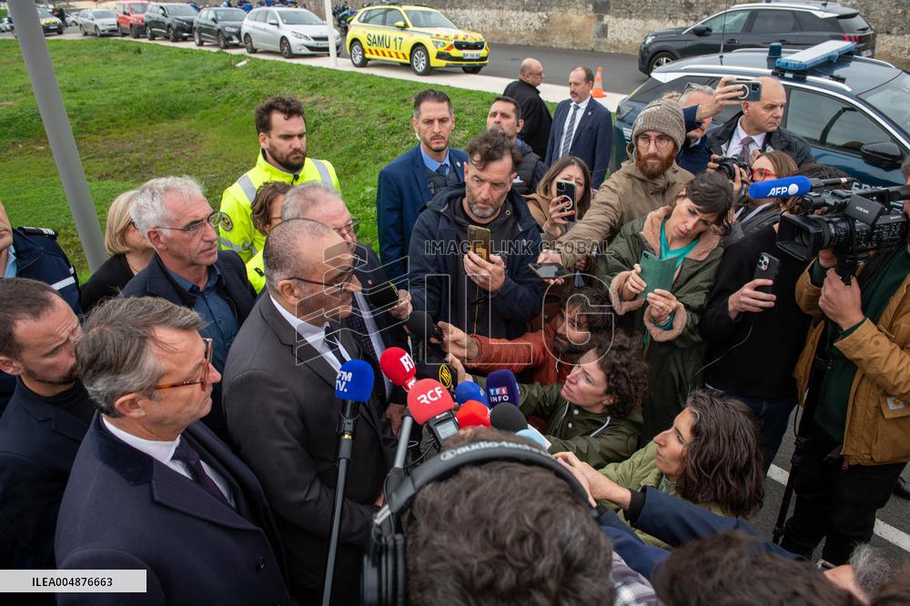 Laurent Nunez After Driver Rams Into Pedestrians in Western France - Island of Oleron