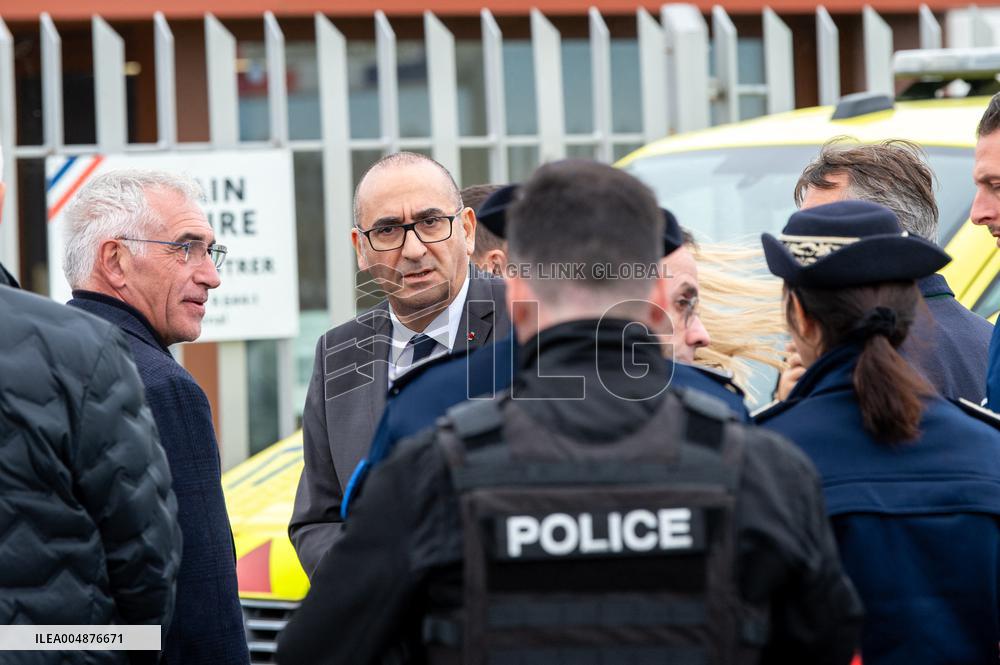 Laurent Nunez After Driver Rams Into Pedestrians in Western France - Island of Oleron