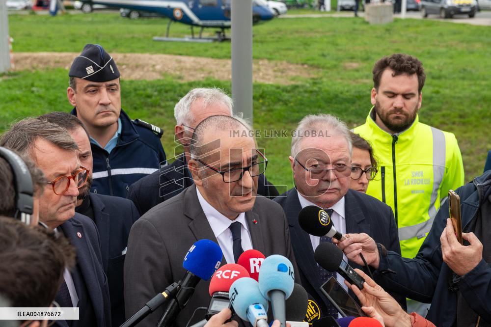 Laurent Nunez After Driver Rams Into Pedestrians in Western France - Island of Oleron