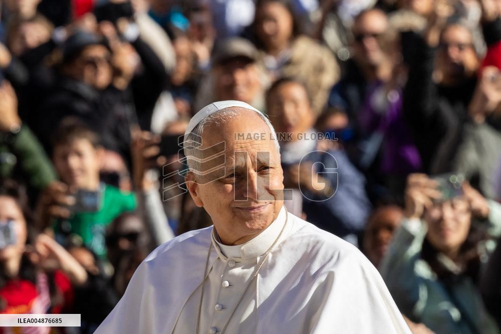 Pope Leo XIV During the Weekly General Audience - Vatican