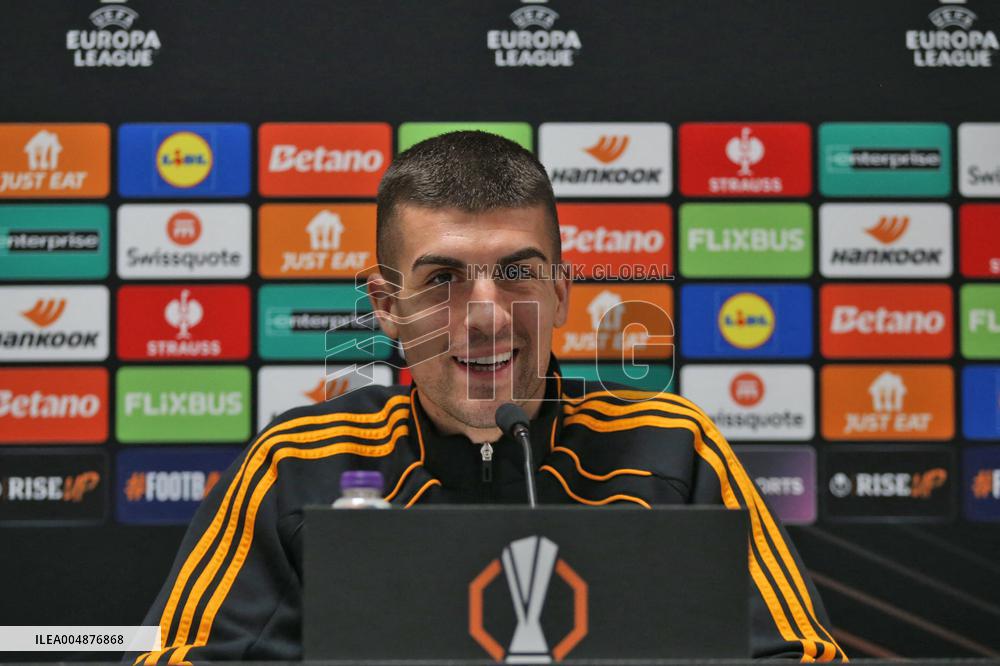 CALCIO - UEFA Europa League - AS Roma - Press Conference