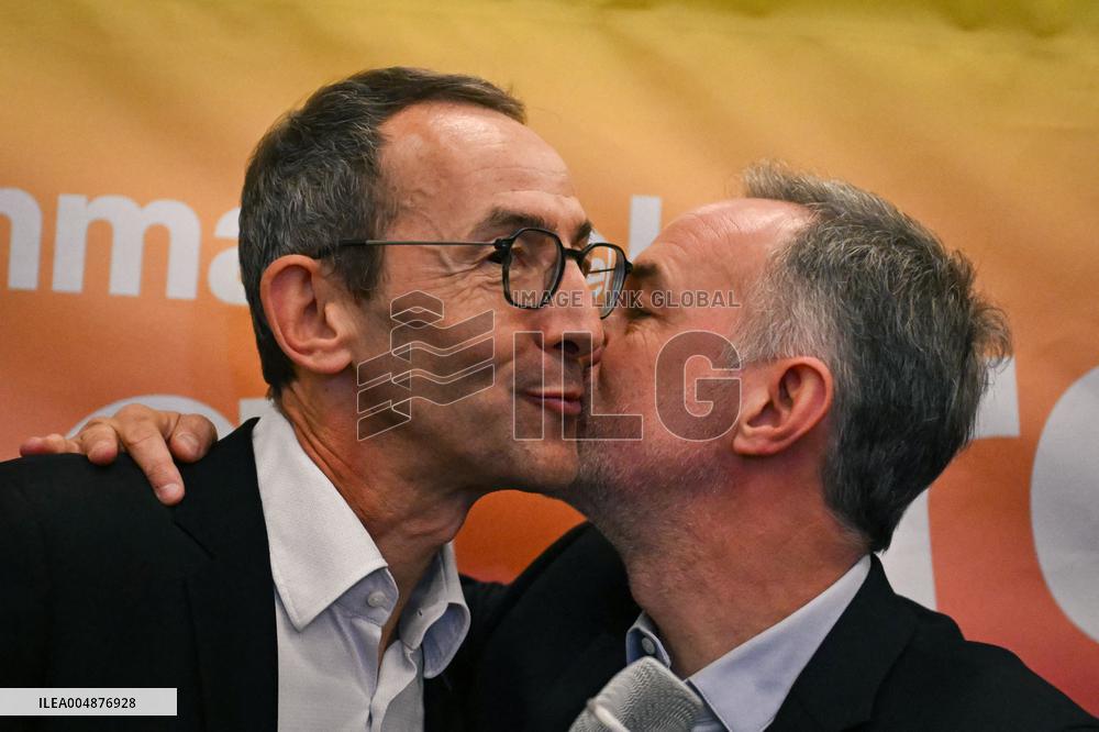 Inauguration of Emmanuel Gregoire local campaign in Paris FA