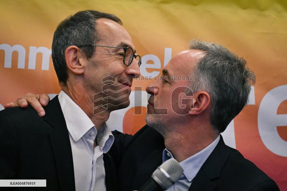 Inauguration of Emmanuel Gregoire local campaign in Paris FA