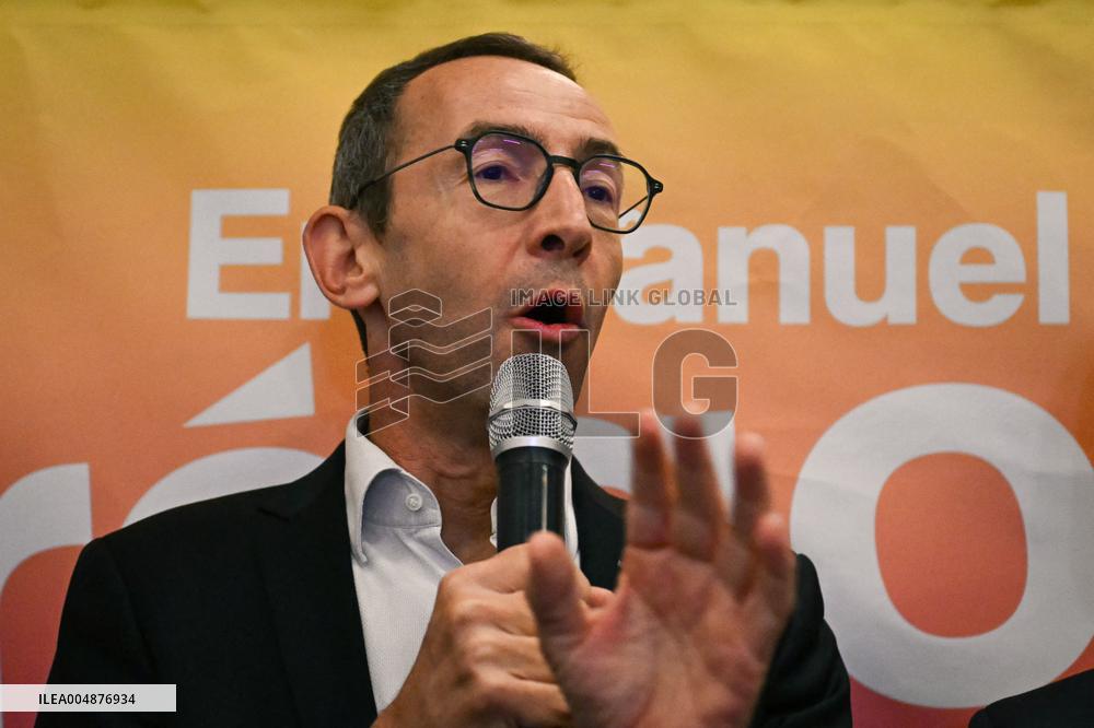 Inauguration of Emmanuel Gregoire local campaign in Paris FA