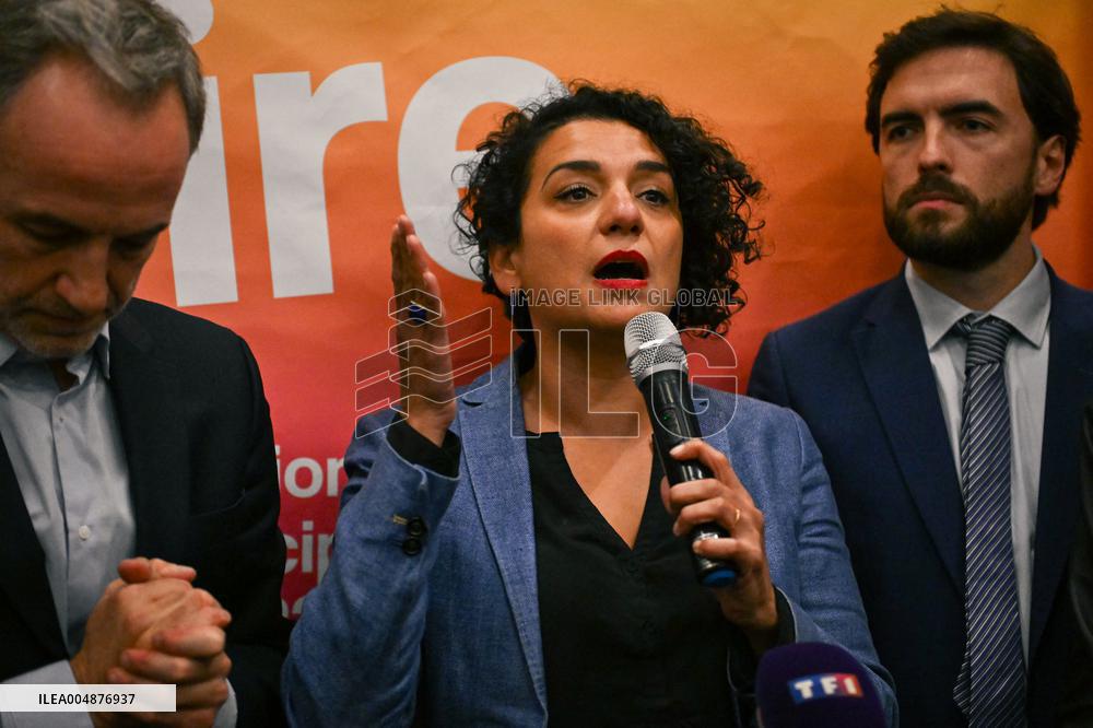 Inauguration of Emmanuel Gregoire local campaign in Paris FA