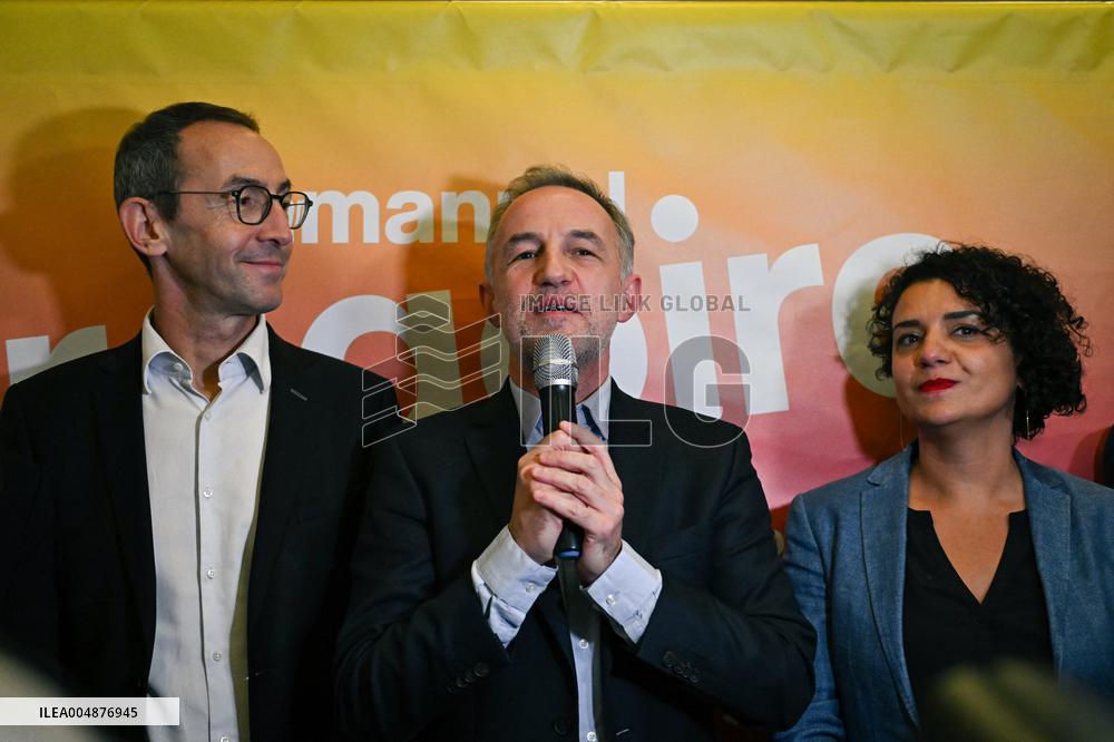 Inauguration of Emmanuel Gregoire local campaign in Paris FA