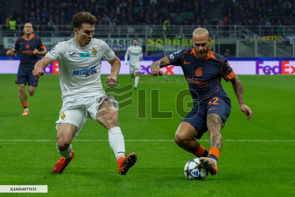 CALCIO - UEFA Champions League - Inter - FC Internazionale vs FC Kairat Almaty