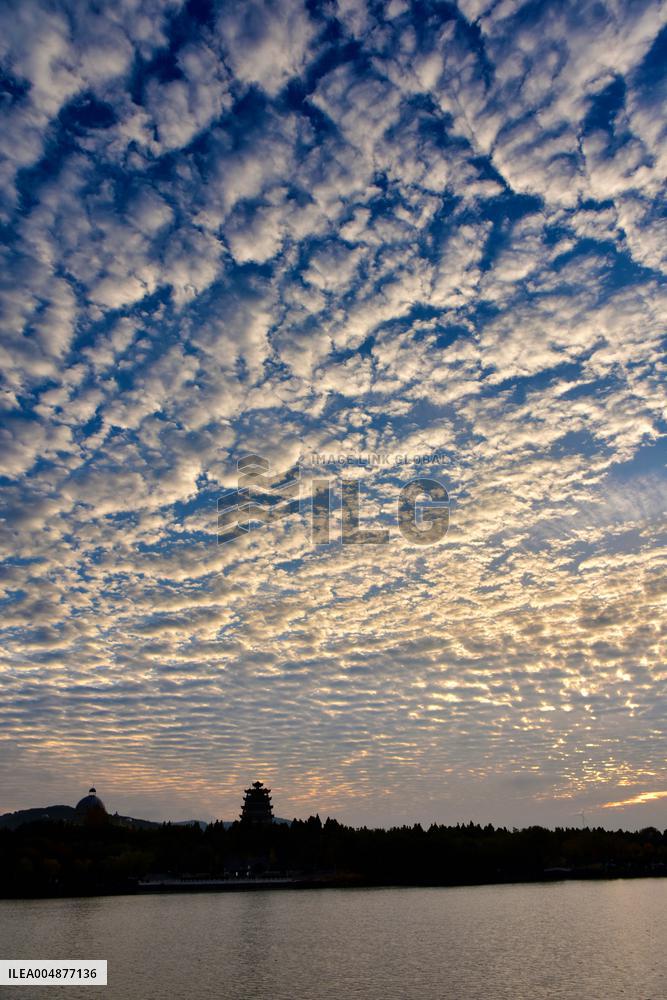Fish Scale Cloud Landscape in Zaozhuang