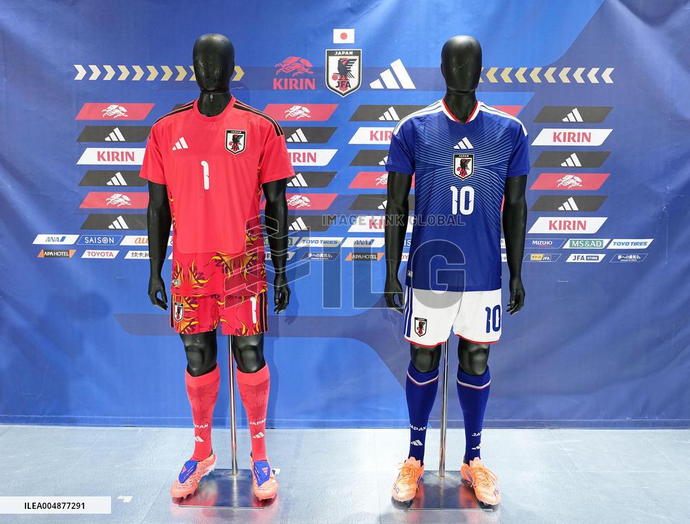 Football: Japan jerseys for 2026 World Cup