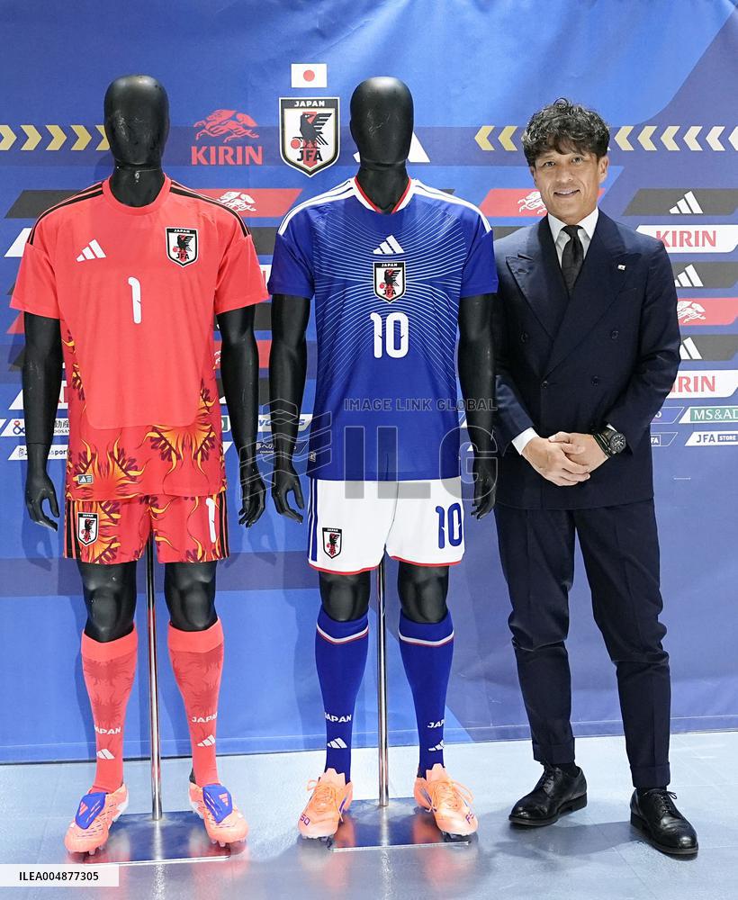 Football: Japan jerseys for 2026 World Cup