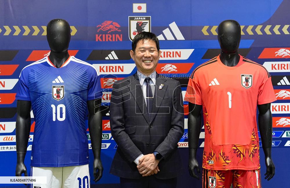 Football: Japan jerseys for 2026 World Cup