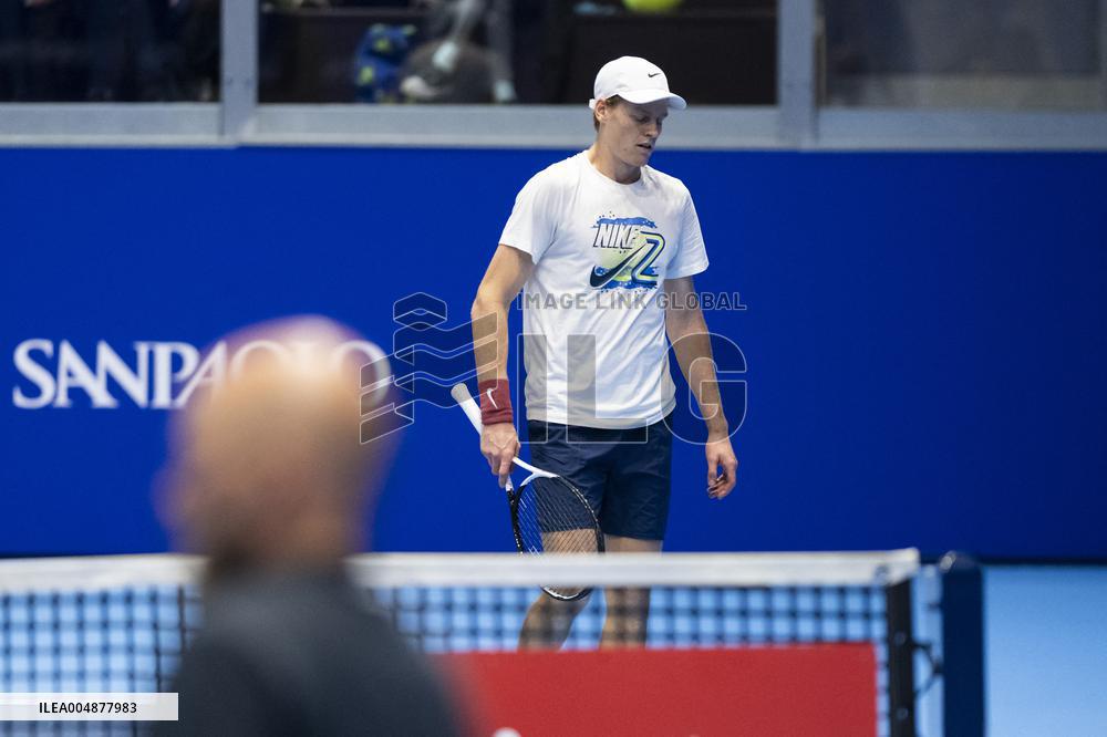 Training Session for Jannik Sinner - Turin