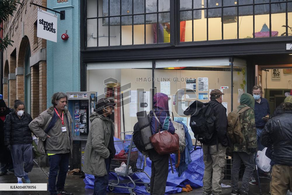 Homeless in Portland - Oregon