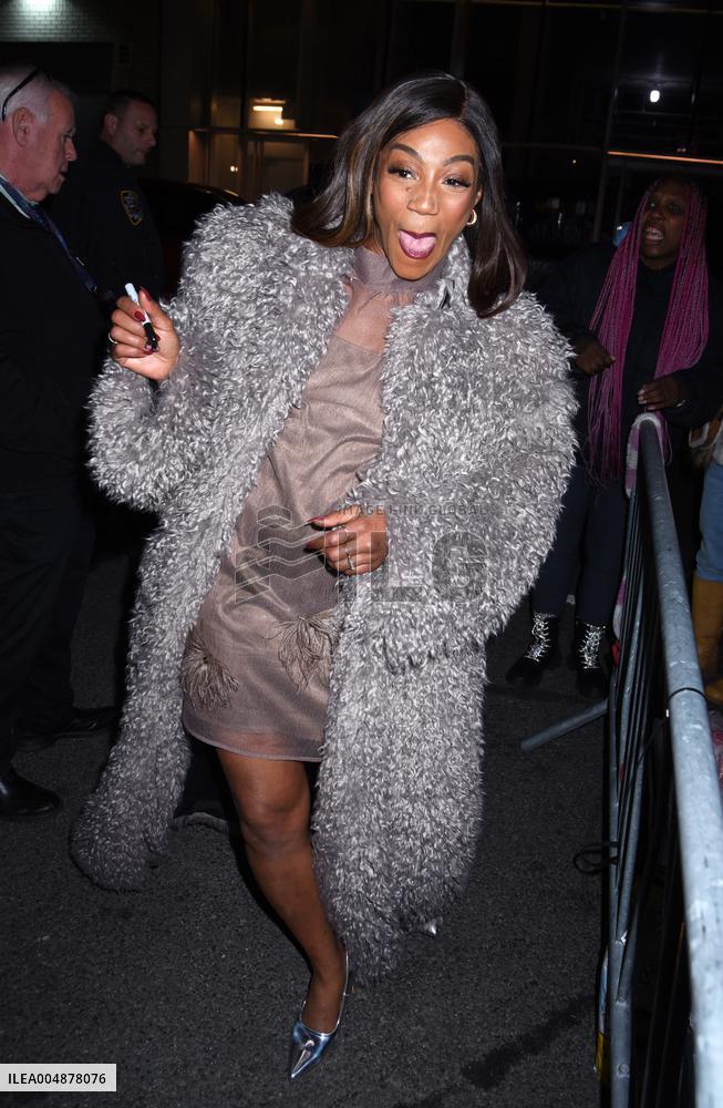 Tiffany Haddish at the Late Show With Stephen Colbert - NYC