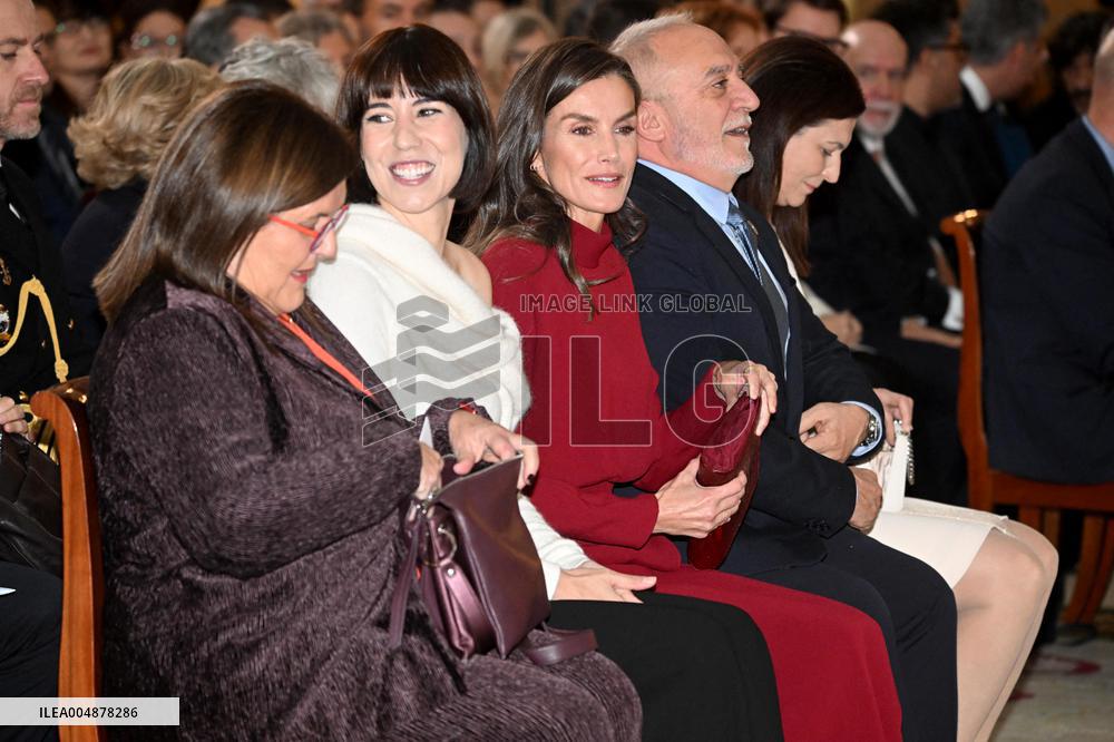 Queen Letizia Presides Over The National Innovation And Design Awards - Madrid