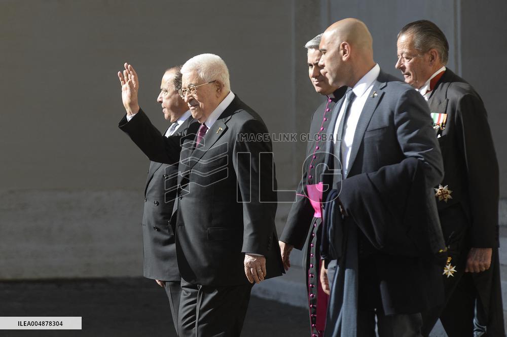 President Abbas Visits Vatican - Italy