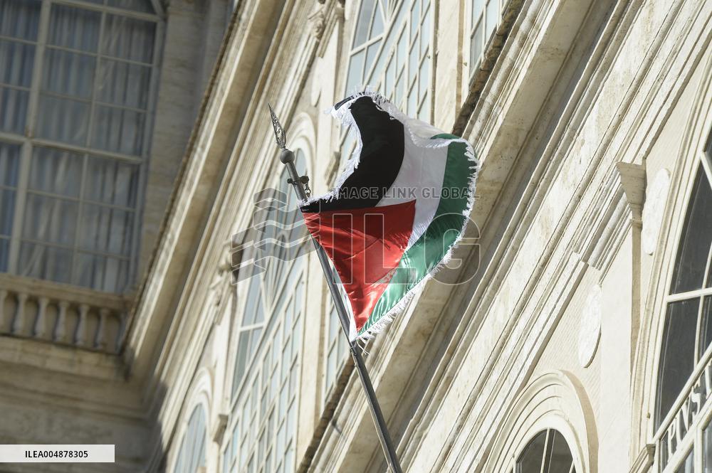 President Abbas Visits Vatican - Italy