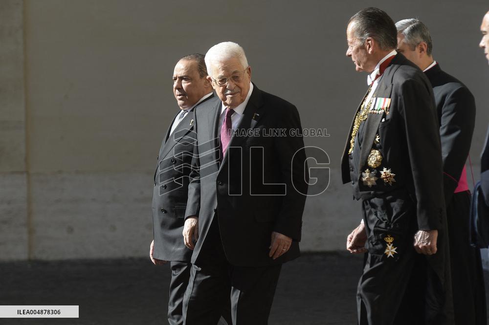 President Abbas Visits Vatican - Italy