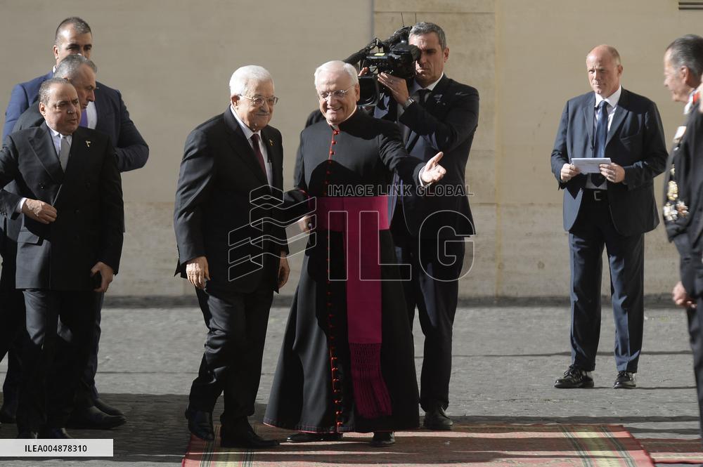 President Abbas Visits Vatican - Italy