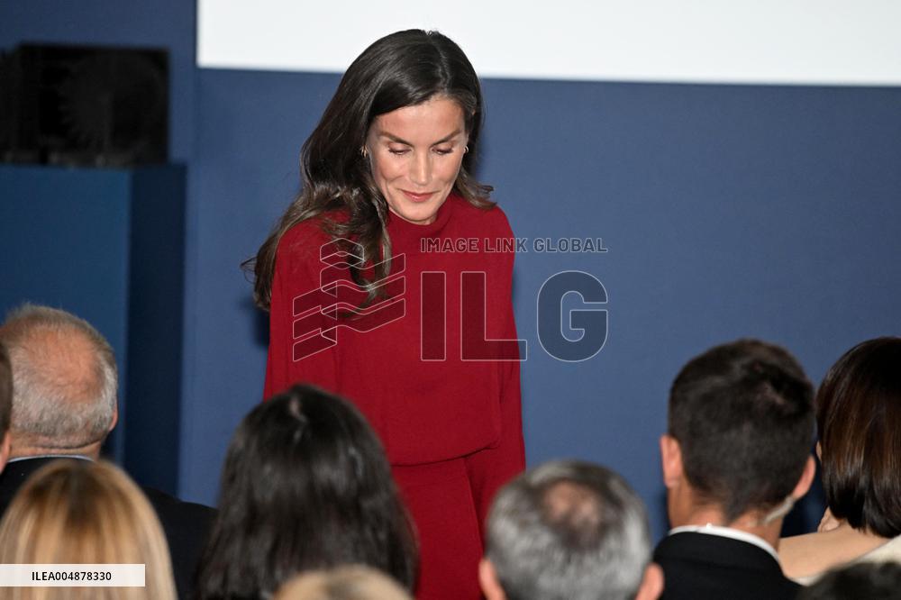 Queen Letizia Presides Over The National Innovation And Design Awards - Madrid