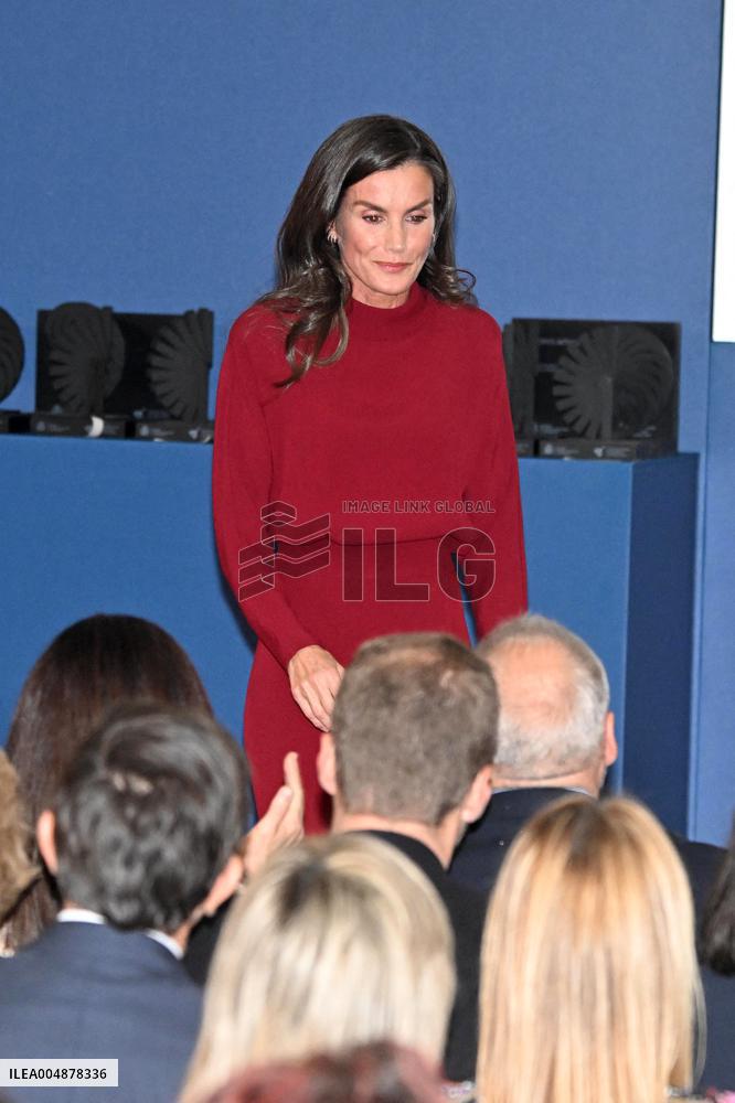 Queen Letizia Presides Over The National Innovation And Design Awards - Madrid
