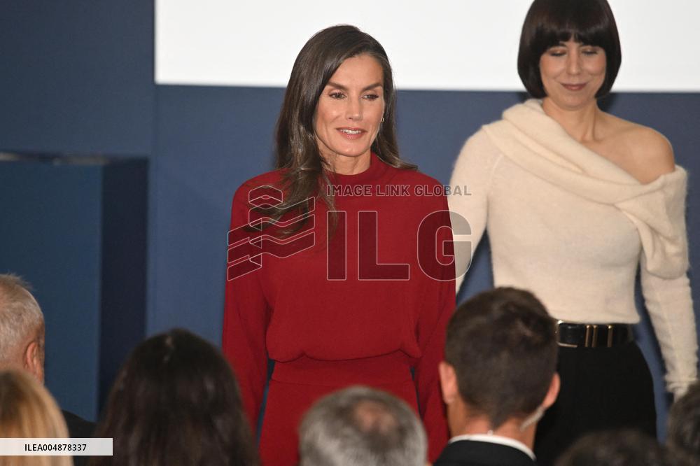 Queen Letizia Presides Over The National Innovation And Design Awards - Madrid