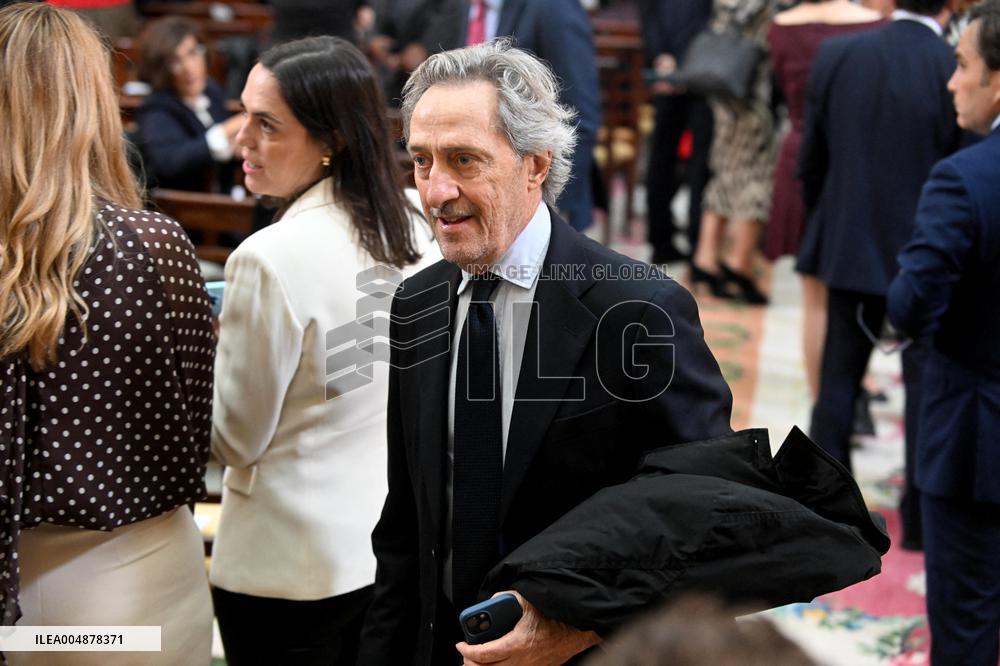 Queen Letizia Presides Over The National Innovation And Design Awards - Madrid
