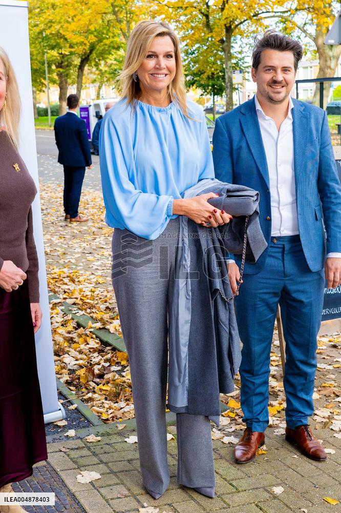 Queen Maxima Visits Enik Recovery College - Utrecht