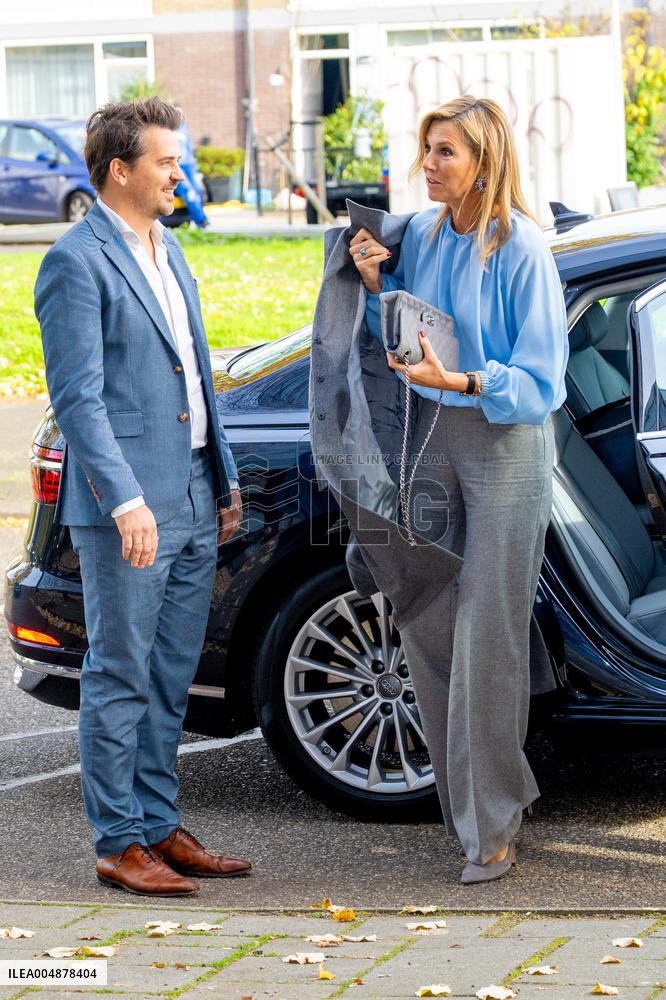 Queen Maxima Visits Enik Recovery College - Utrecht