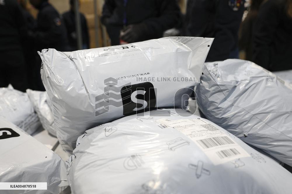 Operation to Inspect Packages from Shein - Paris