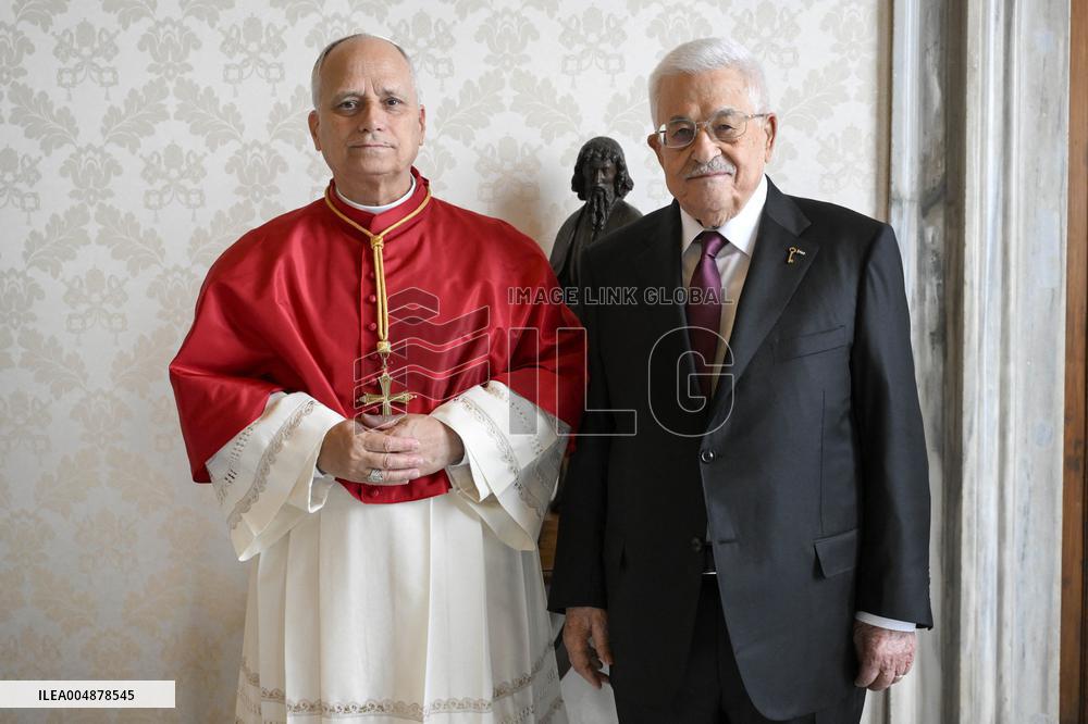 Pope Leo XIV Meets Mahmoud Abbas - Vatican