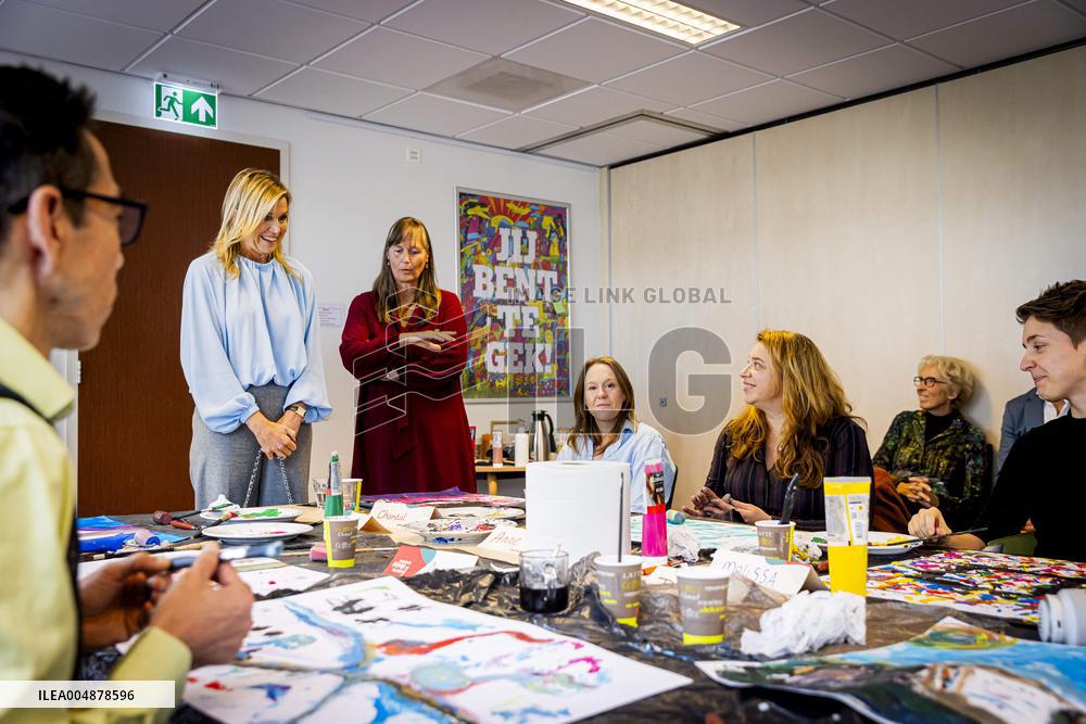 Queen Maxima Visits Enik Recovery College - Utrecht