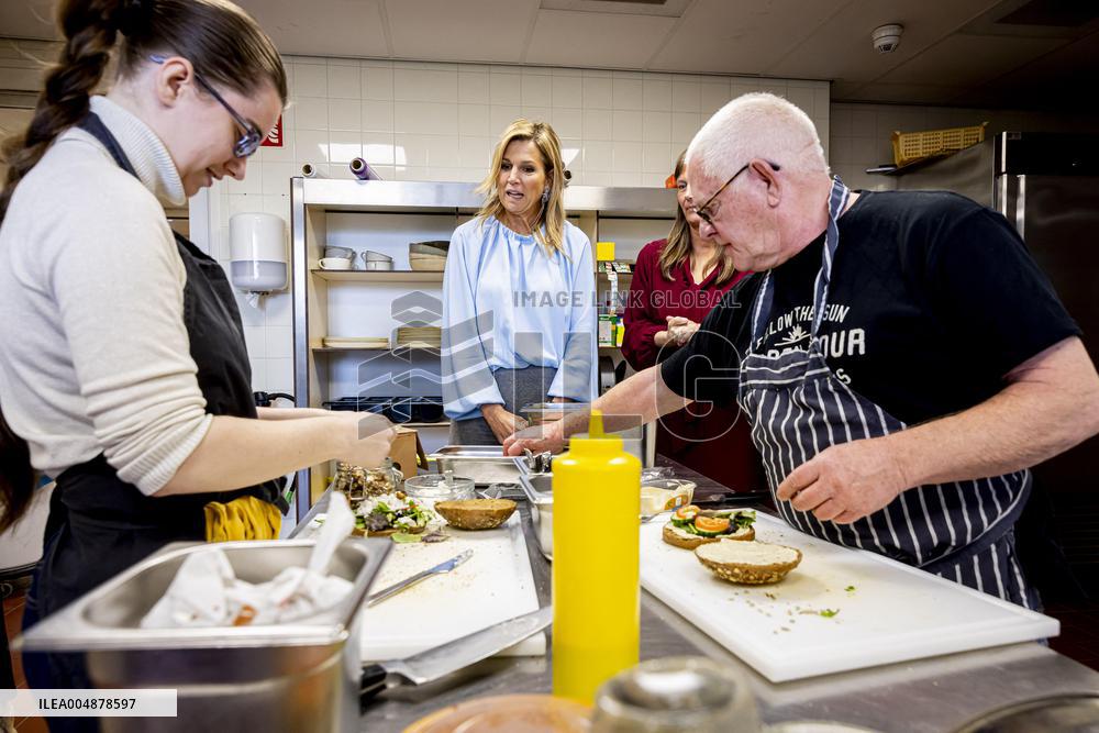 Queen Maxima Visits Enik Recovery College - Utrecht