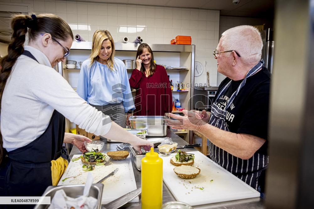 Queen Maxima Visits Enik Recovery College - Utrecht