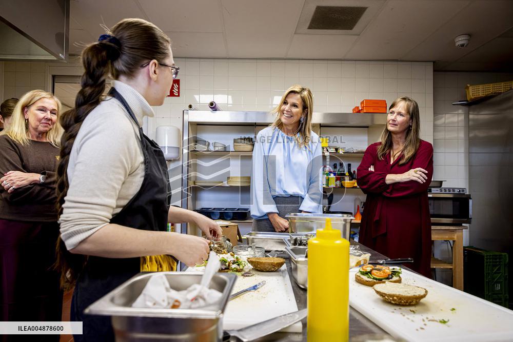 Queen Maxima Visits Enik Recovery College - Utrecht