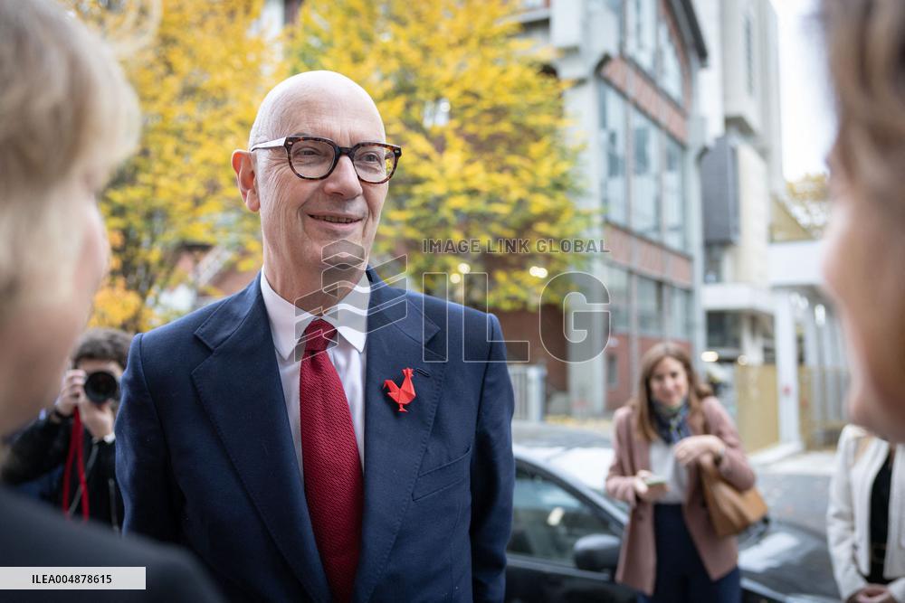 Roland Lescure at the Future4Care Incubator for the French Tech - Paris AJ