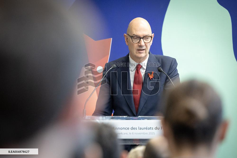 Roland Lescure at the Future4Care Incubator for the French Tech - Paris AJ