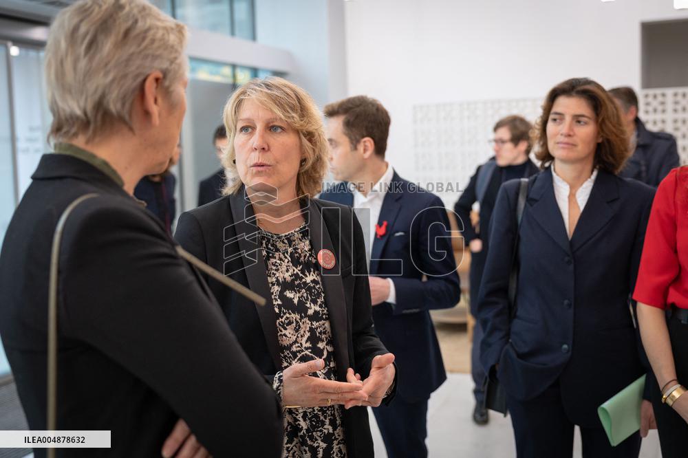 Roland Lescure at the Future4Care Incubator for the French Tech - Paris AJ