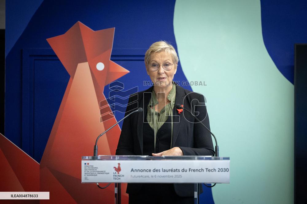 Roland Lescure at the Future4Care Incubator for the French Tech - Paris AJ