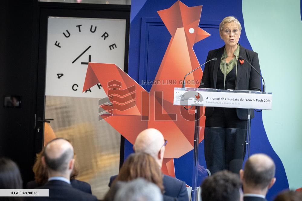 Roland Lescure at the Future4Care Incubator for the French Tech - Paris AJ