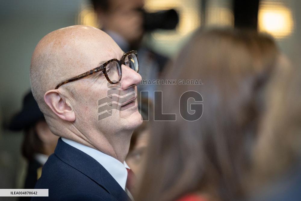 Roland Lescure at the Future4Care Incubator for the French Tech - Paris AJ