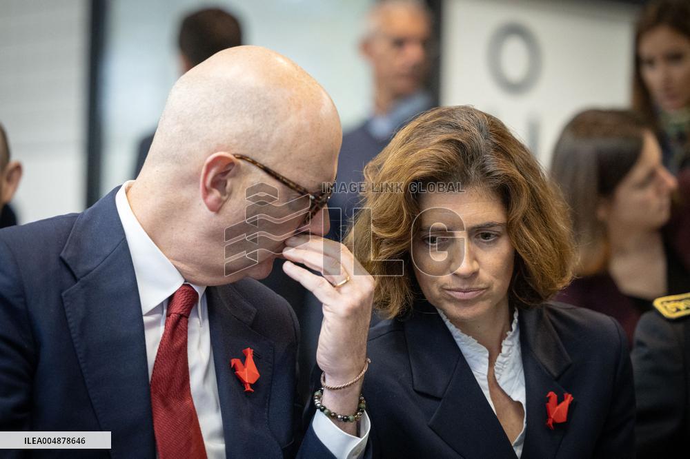 Roland Lescure at the Future4Care Incubator for the French Tech - Paris AJ