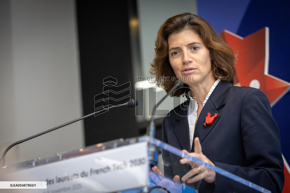 Roland Lescure at the Future4Care Incubator for the French Tech - Paris AJ